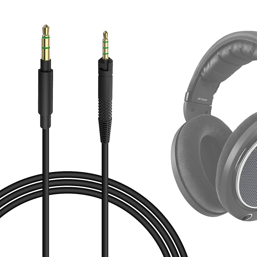 【美品】ゼンハイザーHD598 & HD5X8-CABLE Geekria Audio Headphone Cable Compatible with Sennheiser HD